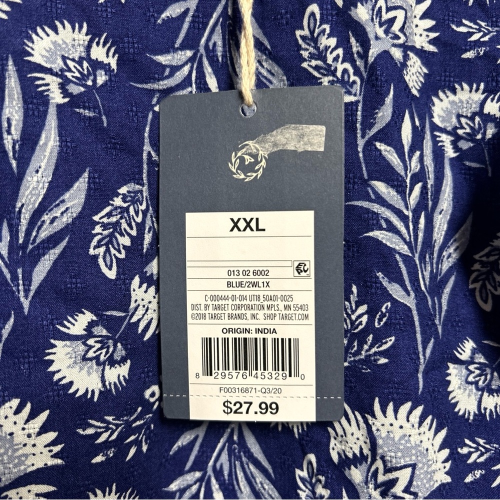 Universal Thread Blue Floral Blouse - Picture 5 of 14